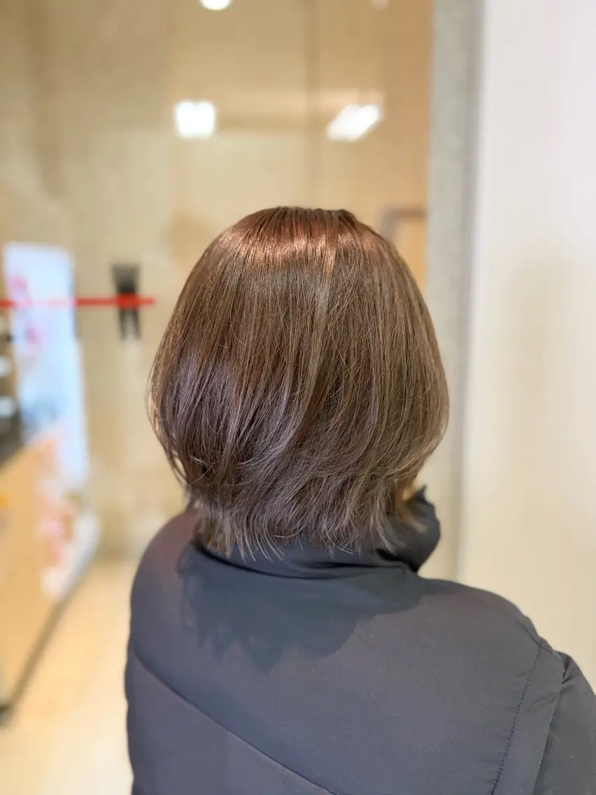 似合わせカット+カラー+高保湿ヘアパックの写真