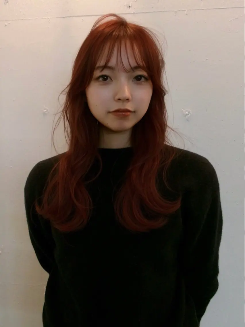 セミロング カラー カット ヘアカラー モデル様募集中 🦴harunaのヘアスタイル