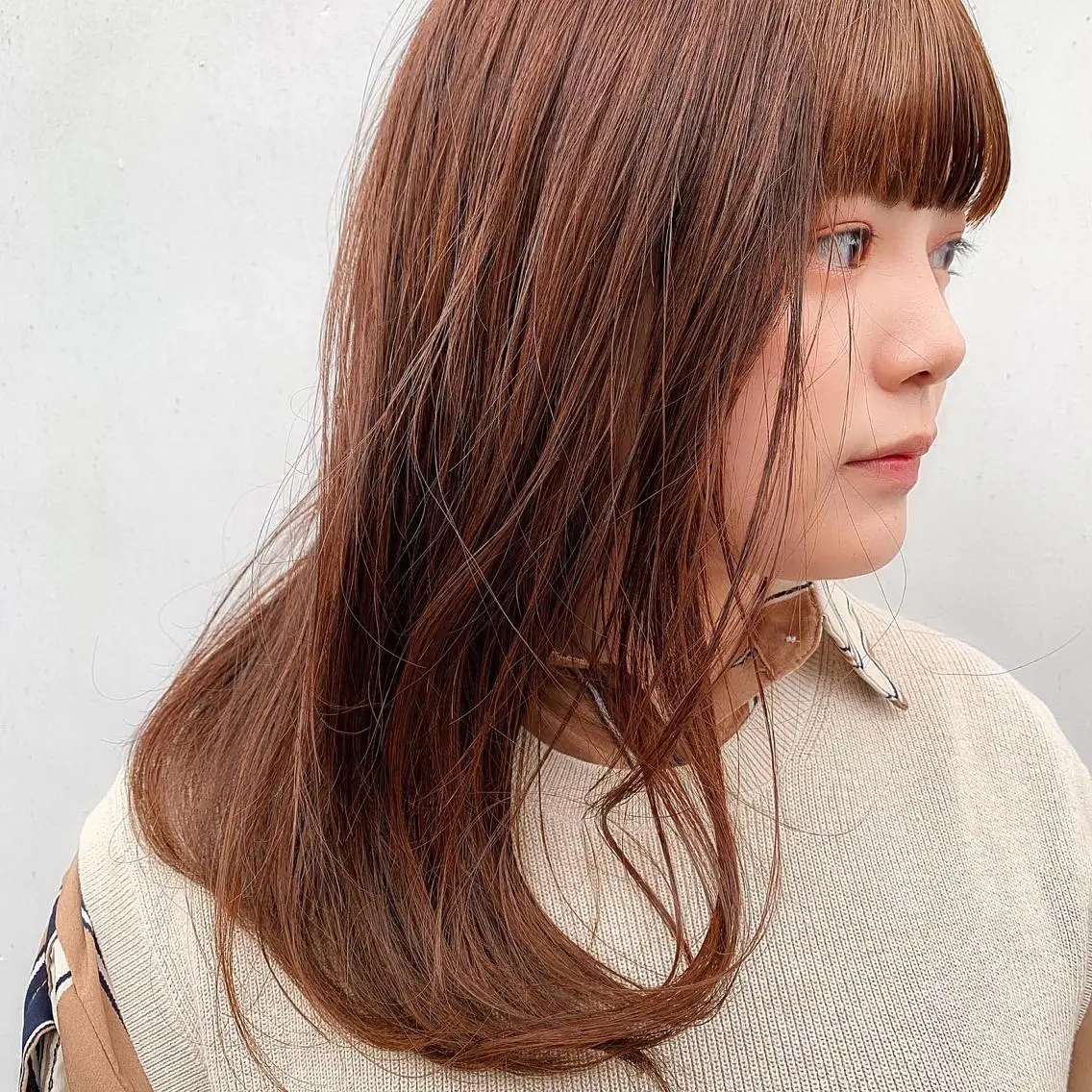 ロング カラー 中川 竜誠のヘアスタイル