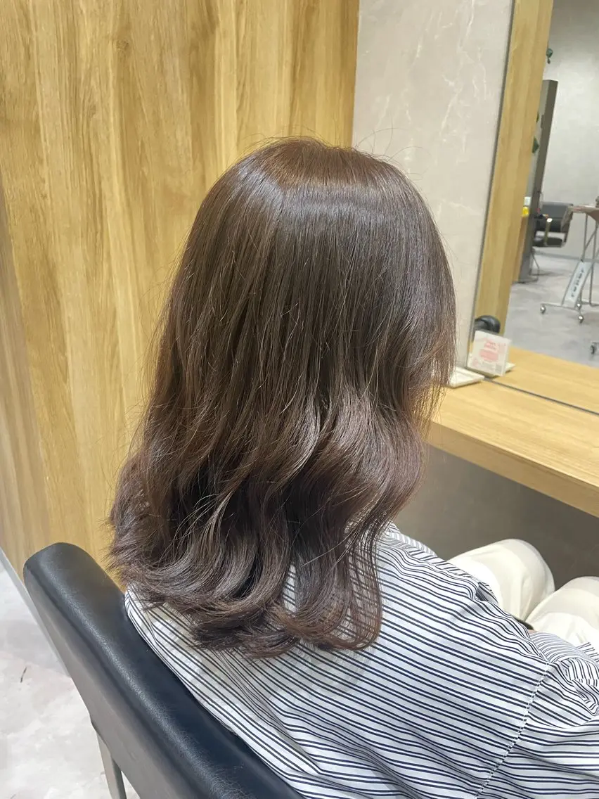 セミロング カラー ヘアカラー ハイトーンカラー 縮毛矯正/ジャックのヘアスタイル