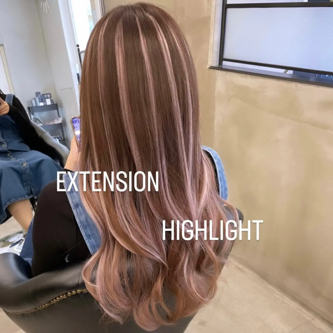 ロング カラー ヘアカラー エクステ エクステ🩵ブリーチ 韓国ヘア🩵KAEのヘアスタイル