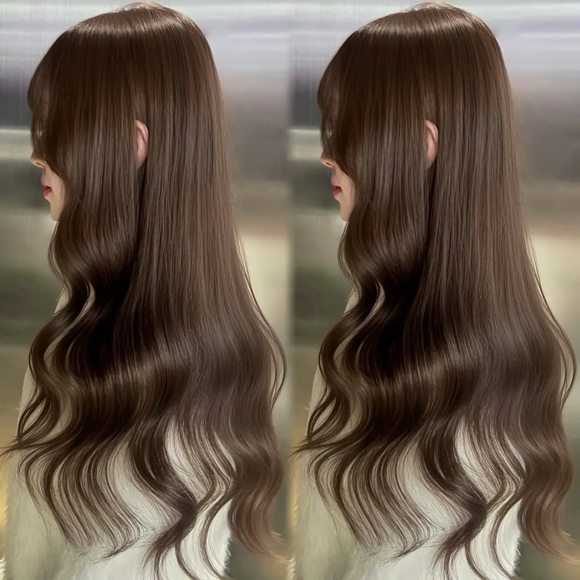 カラー ブリーチ 透明感カラー ヘアカラー PELEmana🎀 ハイトーン🧚🪄のヘアスタイル