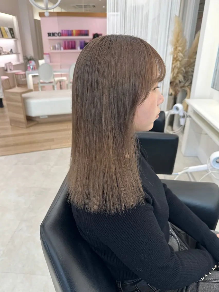 ロング カラー カット ヘアカラー NANO/ ブリーチ×レイヤーのヘアスタイル