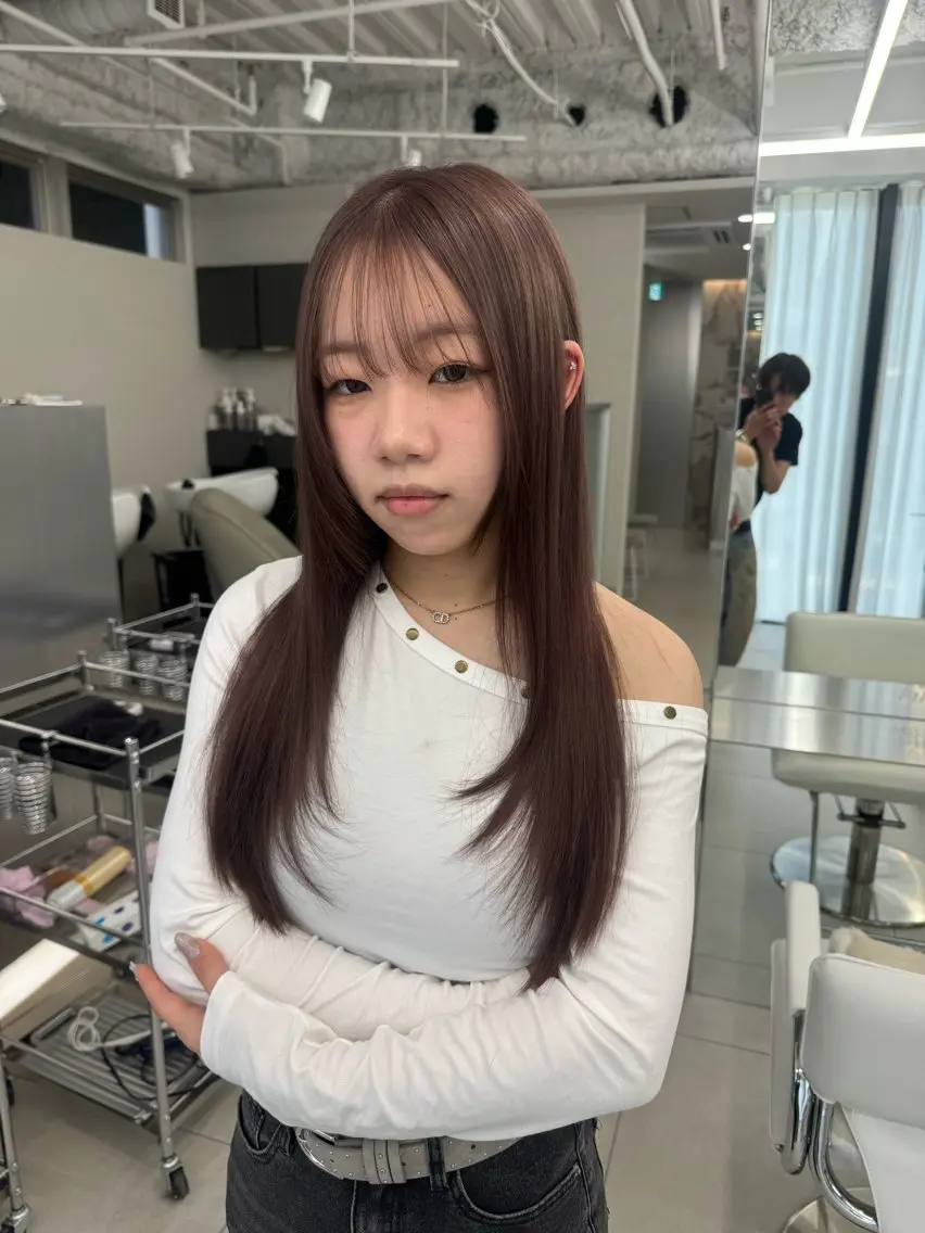 ロング カラー ヘアカラー ヘアセット 栄美容師/kiti /ボブ/ケントのヘアスタイル