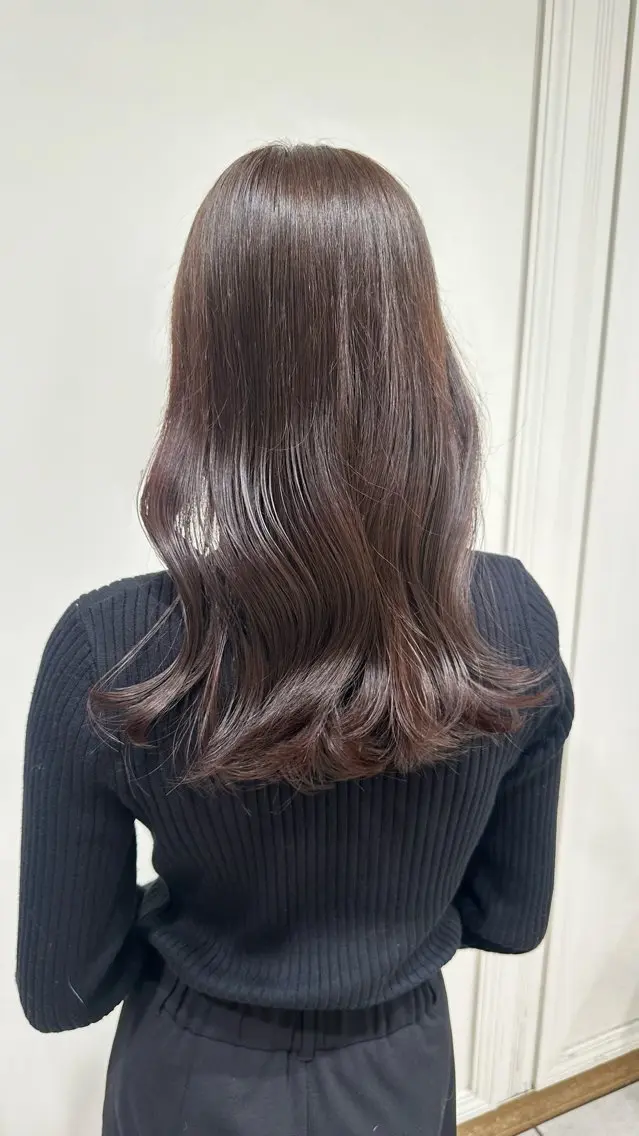 セミロング カラー ブラウンカラー 透明感カラー レイヤーカット 🎀 RUNA🎀のヘアスタイル