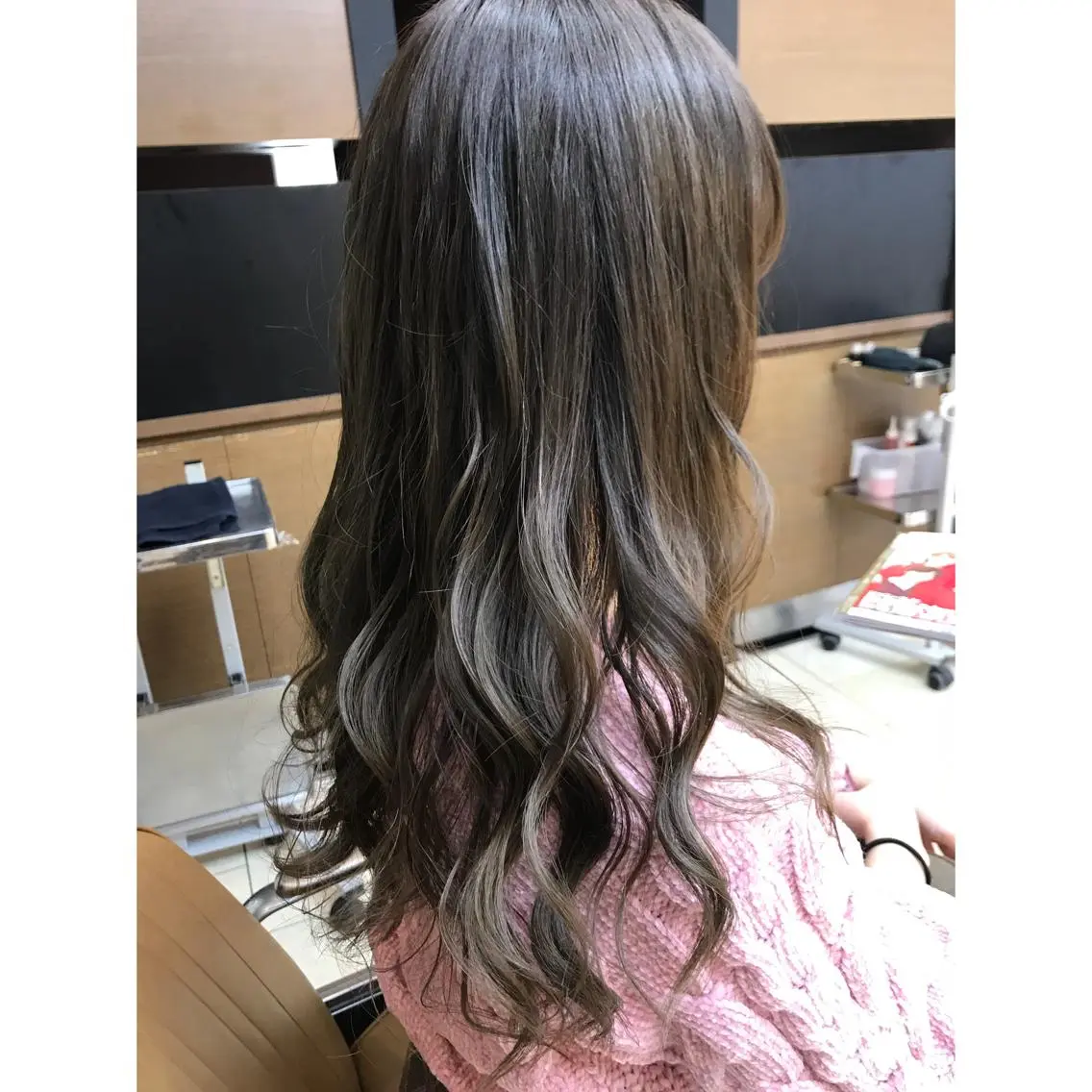 ロング カラー アディクシーカラー トリートメント 坂西 春果のマツエク・マツパデザイン