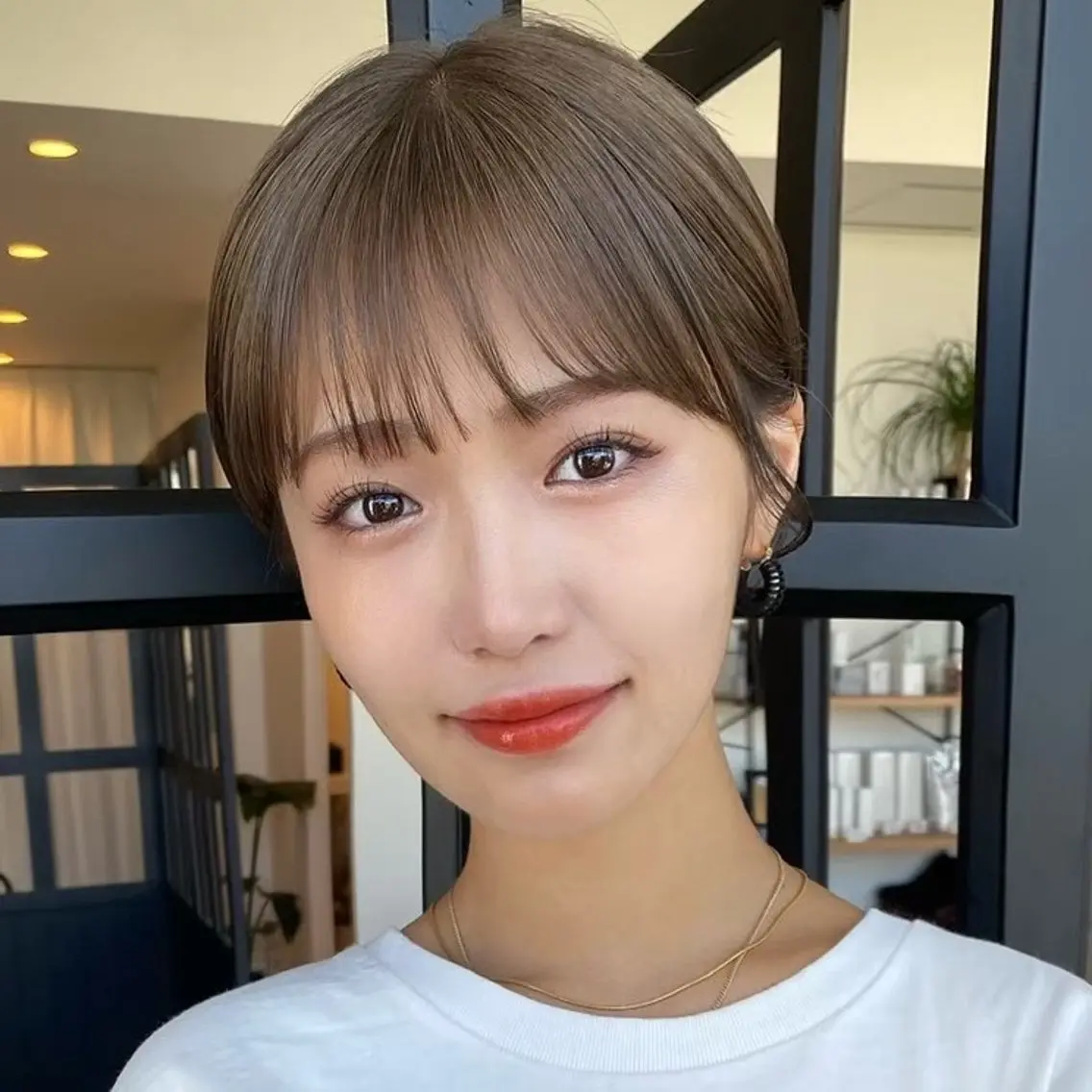 ショート ハイライト 髪質改善 レイヤーカット ショートヘア ショート職人 美容師【KENTA】のヘアスタイル