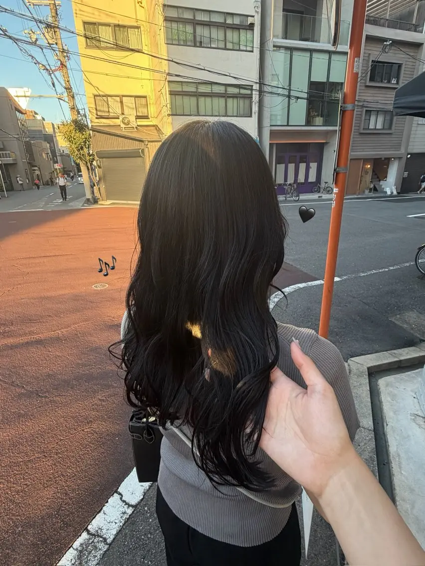 セミロング ヘアカラー 柿本ひな / カラーモデル様募集中のヘアスタイル