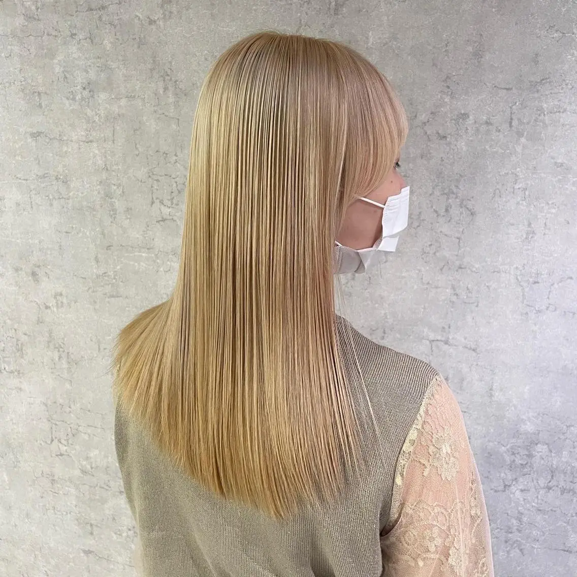 セミロング トレンド韓国レイヤー 🇰🇷のんのヘアスタイル