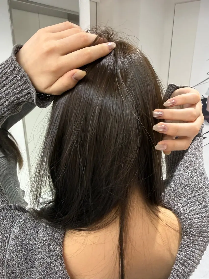 ロング カラー 西村 龍之介のヘアスタイル