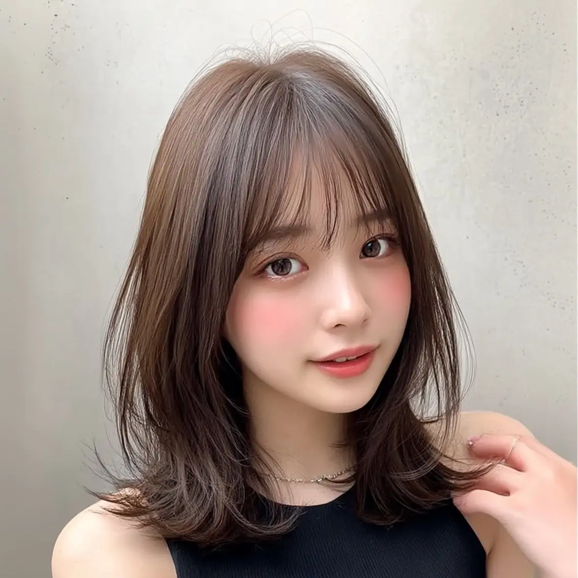 ミディアム 松澤日菜 ✂メンズ歓迎のヘアスタイル