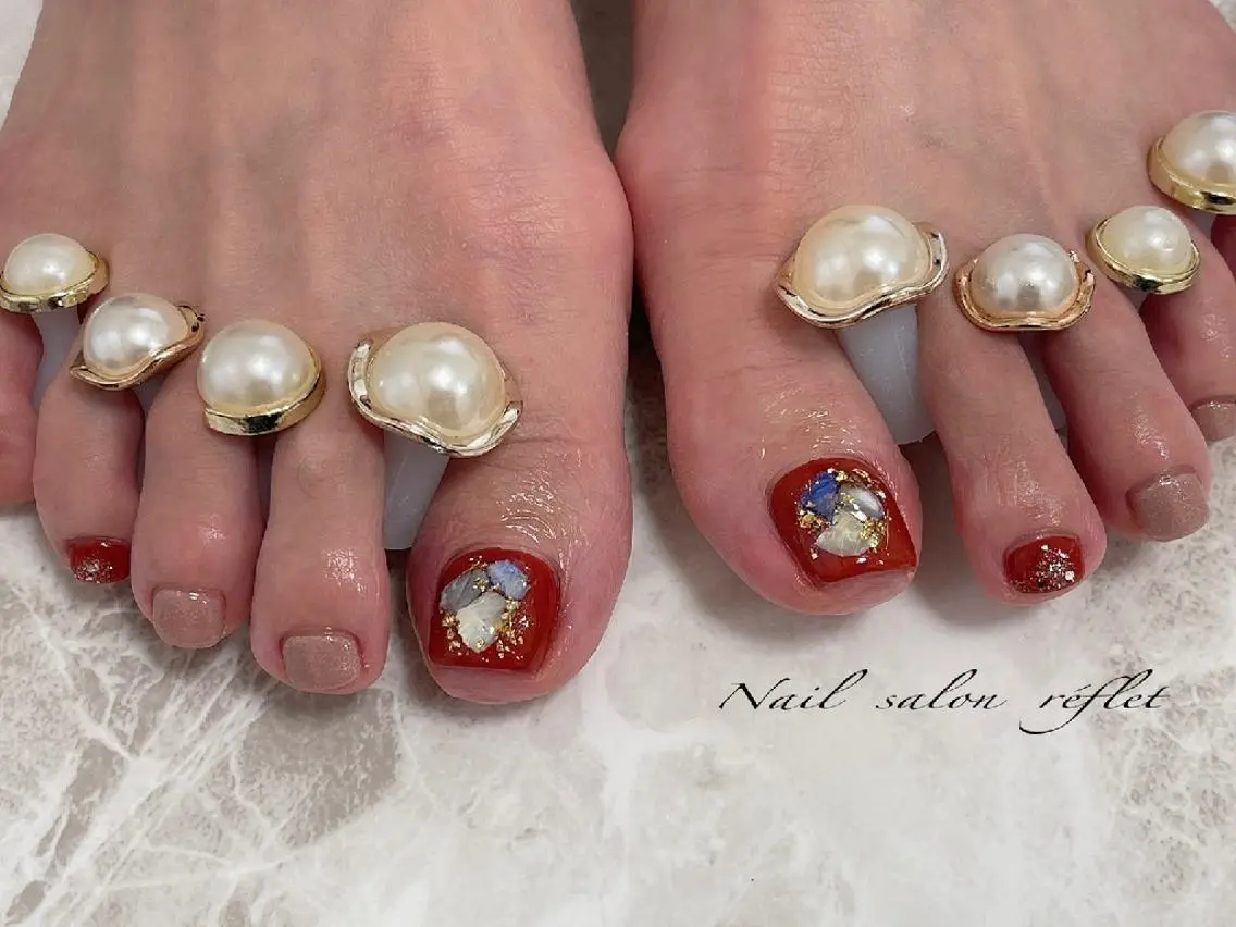 ネイル フットネイル Nailsalon Lebelのネイルデザイン