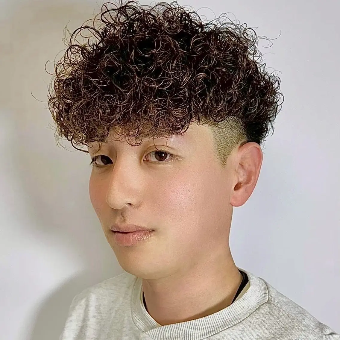 メンズ カット パーマ 原田 黎也のヘアスタイル