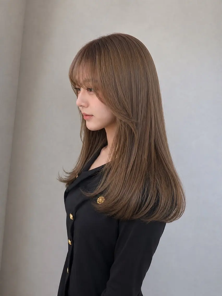 ミディアム カラー ヘアカラー trinity KOHARUのヘアスタイル