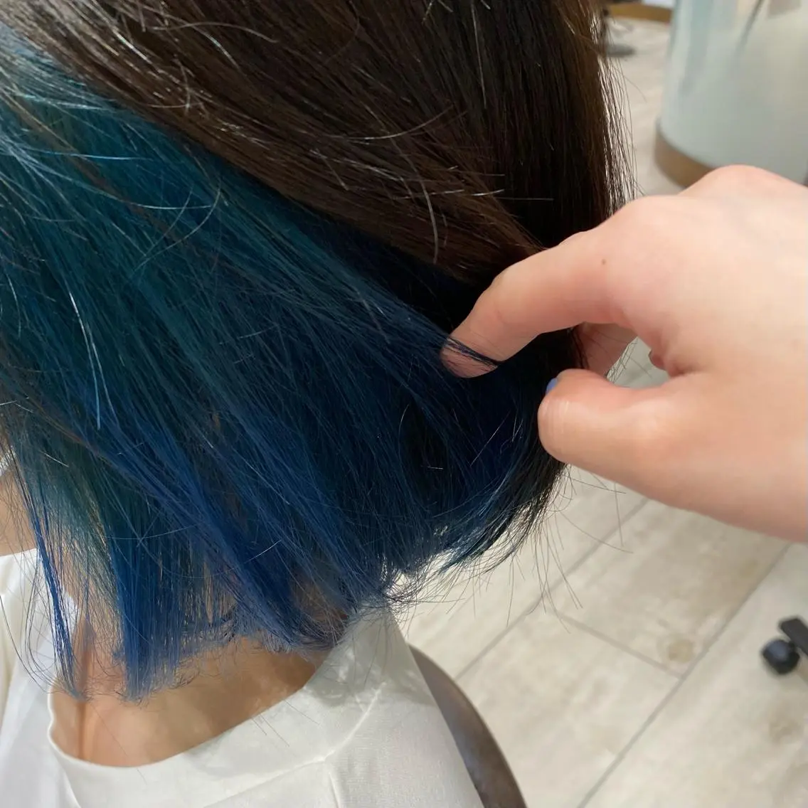 ミディアム ヘアカラー equal銀座 黒田💚のヘアスタイル