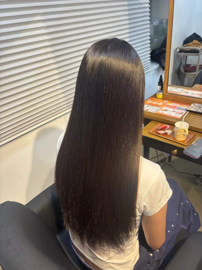 ロング 縮毛矯正 🍒KAHOE🍒 Rooohairのヘアスタイル