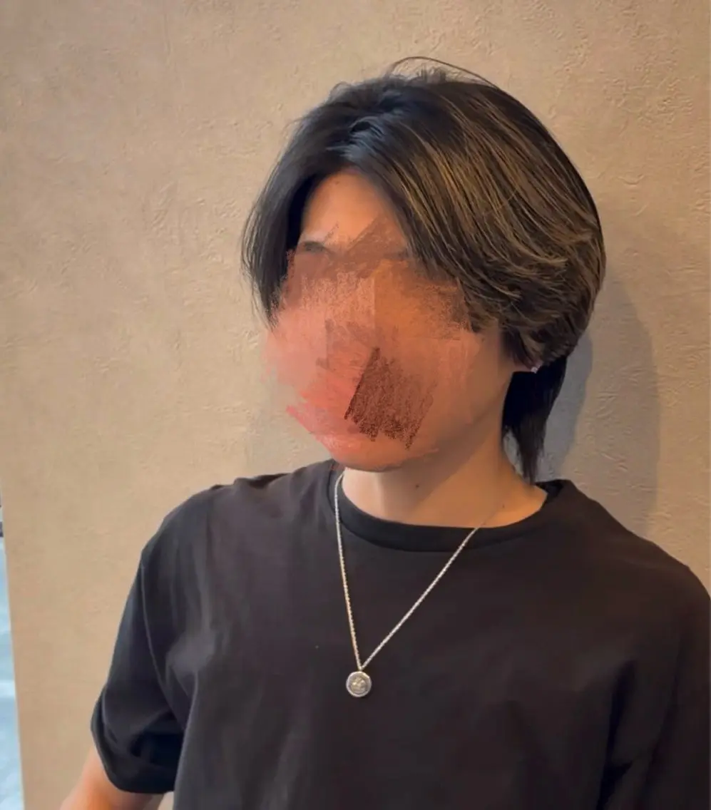 【センターパートカット✂︎➕カラー】の写真