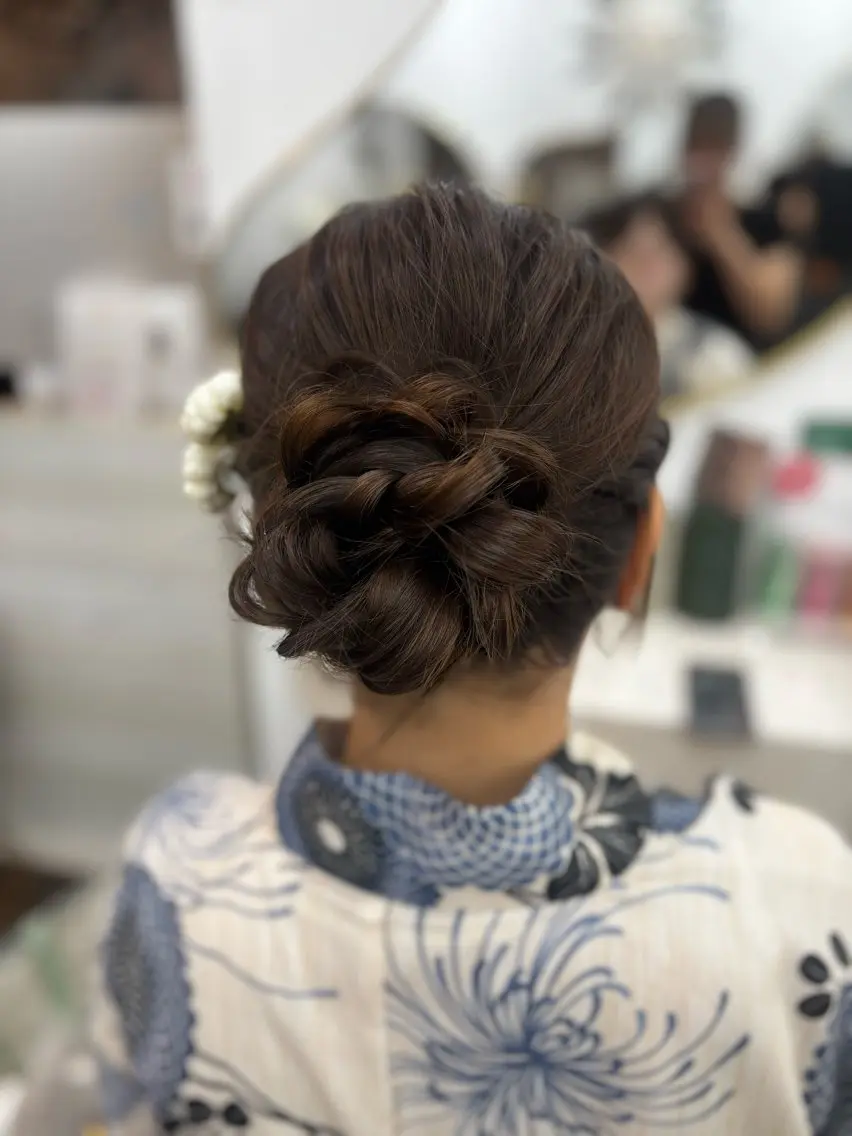 ヘアアレンジ ゆめな/ヘアセット /ワンカラー💗🫧のヘアスタイル