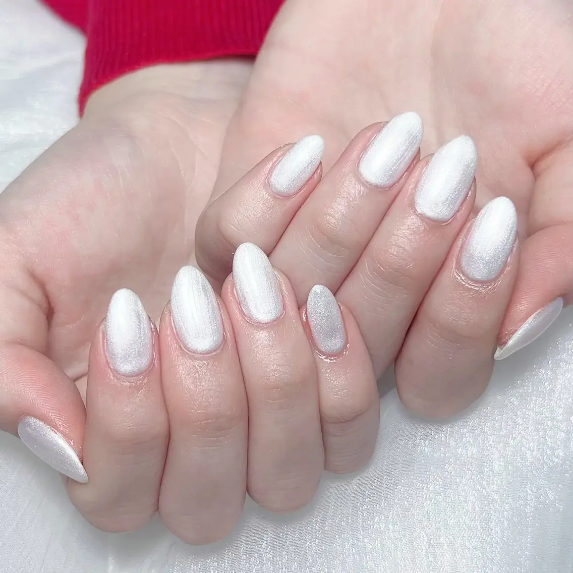 メンズ ネイル メンズ韓国風 アートネイル オーロラネイル ガーリー キラキラネイル ハンドネイル Nail salon 木にいるのネイルデザイン