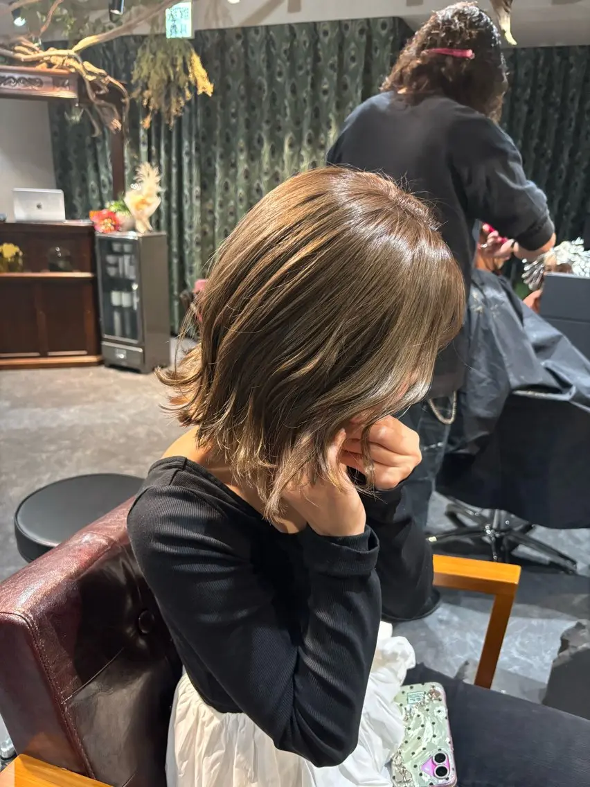 ショート カラー ベージュカラー オリーブベージュ ravens代表 ヒロムのヘアスタイル
