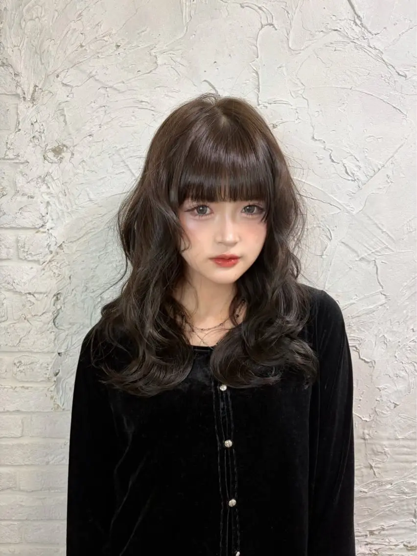 セミロング カラー ベージュカラー ブラウンカラー ダブルカラー ミント ミントベージュ カット ヘアカラー トリートメント girly/ヘア メイクMitsukiのヘアスタイル