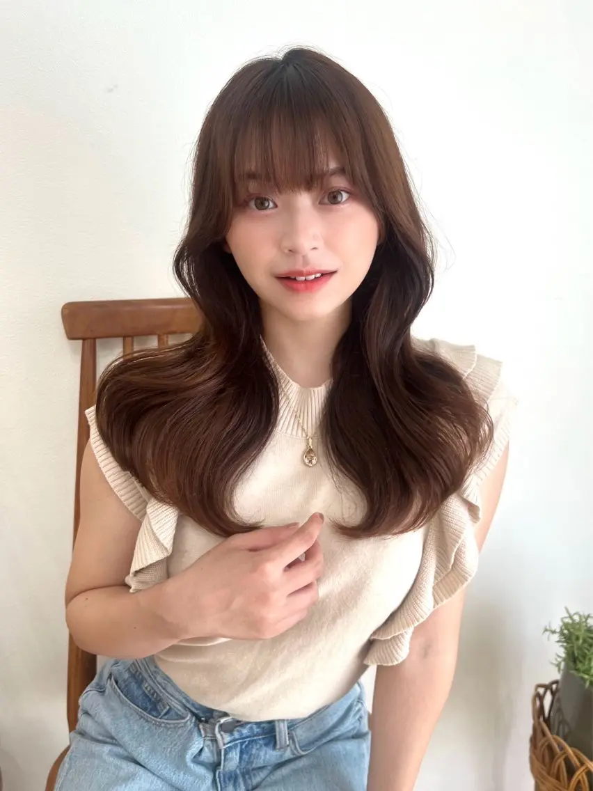 ロング 🧊🪞透明感カラー himeのヘアスタイル