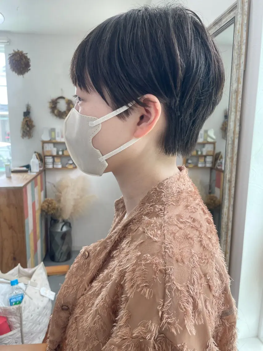 ショート ショートヘア カット トリートメント キノシタ マユのヘアスタイル