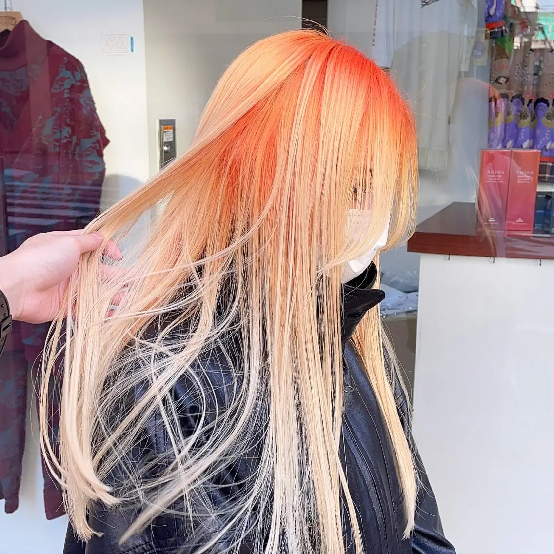 ロング ヘアカラー トリートメント tet 店長 RIKITOのヘアスタイル