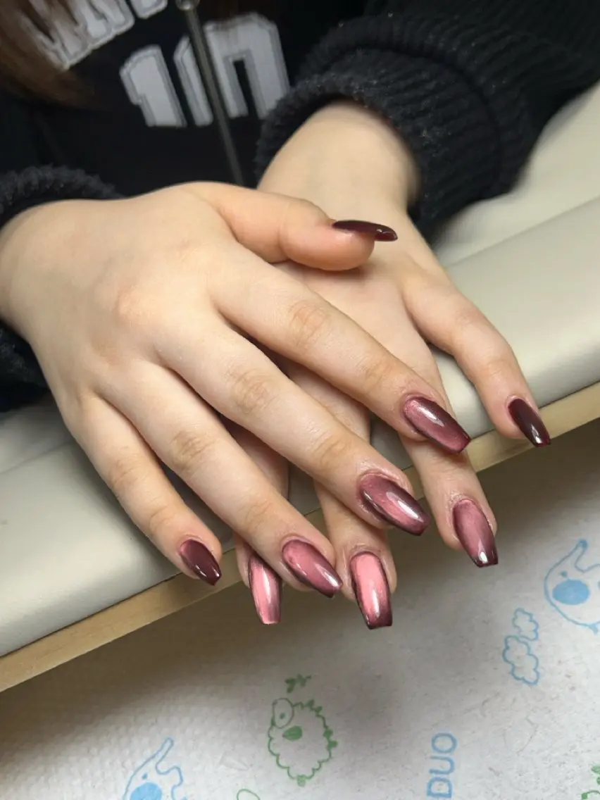 ネイル アートネイル チークネイル 長さ出し フレンチネイル ジェルネイル 🦋new Nail🦋ニノのネイルデザイン