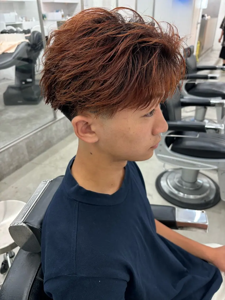 カラー パーマ メンズ カット パーマ トリートメント 土岐/メンズ専門 パーマ特化美容師🔥のヘアスタイル