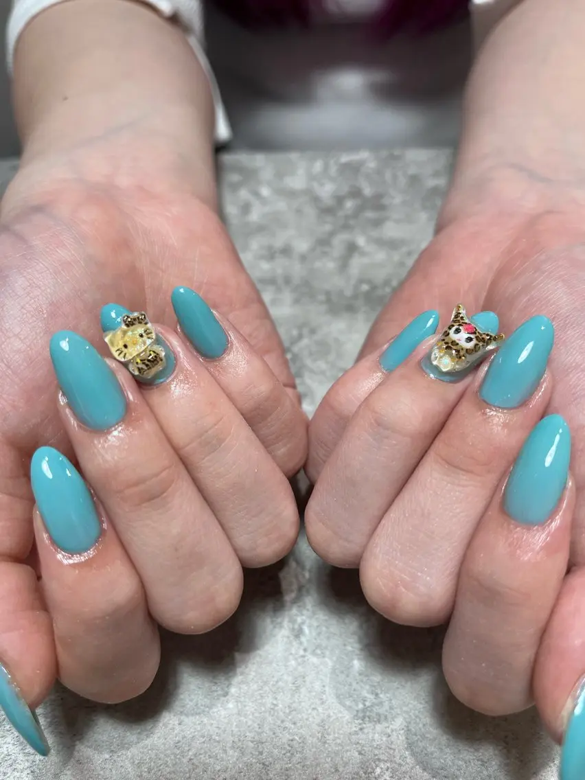 ネイル kazane長さだし フィルイン♡持ち込みのネイルデザイン