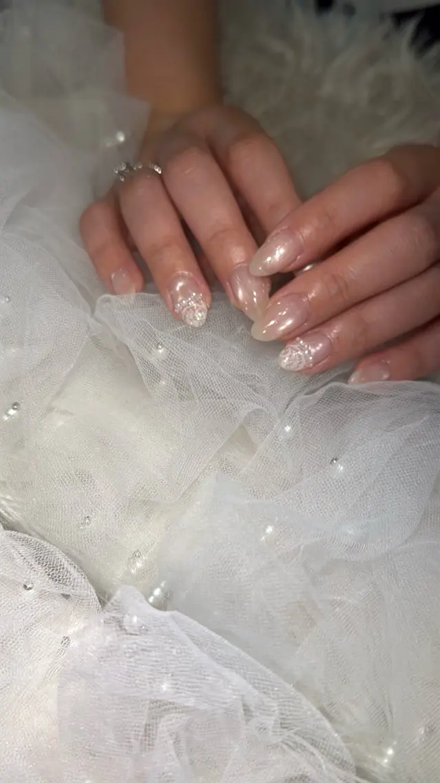 ネイル フラッシュネイル フラッシュマグ フットネイル フレンチネイル 韓国ネイル SAKU nail 作島茜のネイルデザイン
