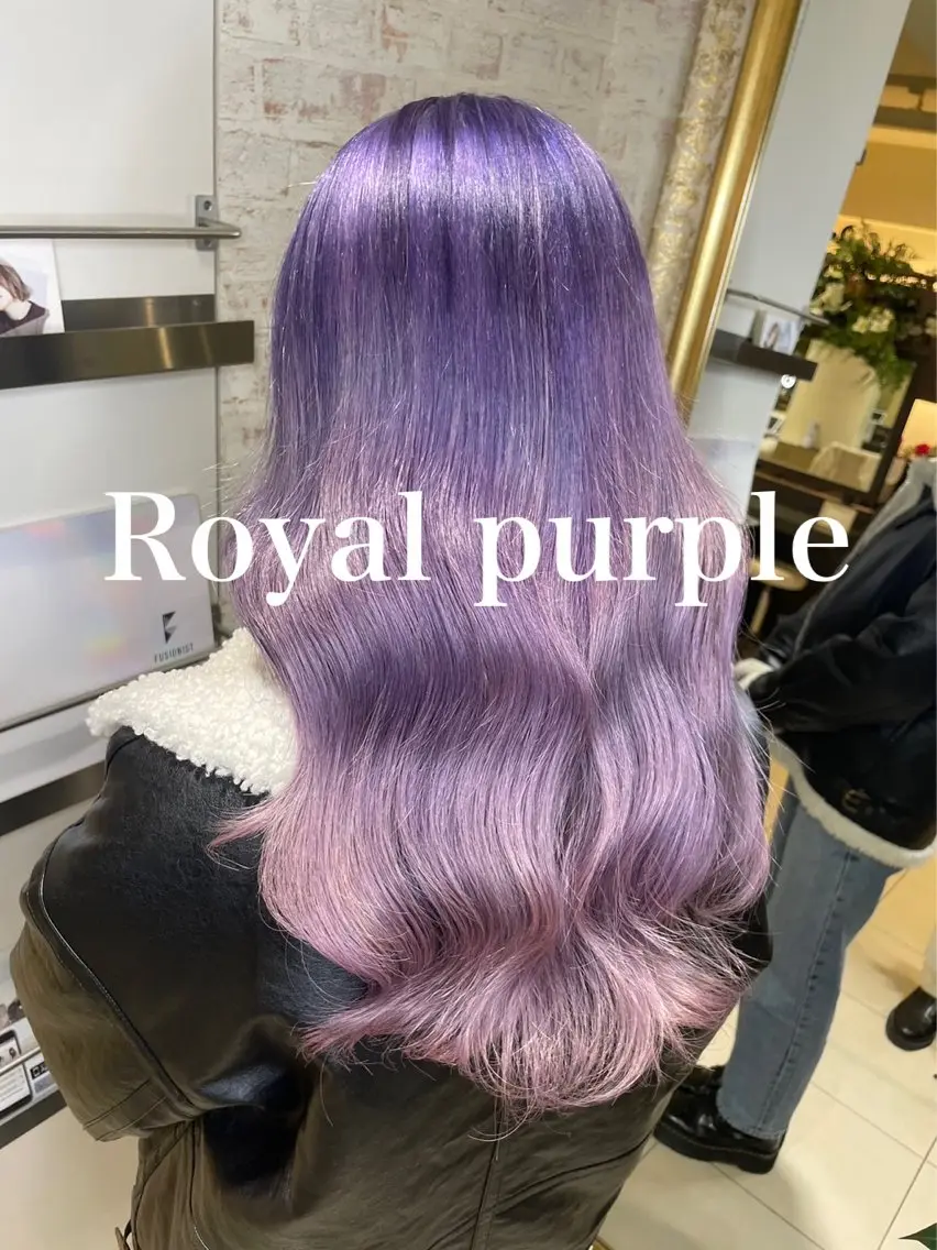 セミロング カラー ブリーチ ダブルカラー ハイトーンカラー ヘアカラー 🩵アンブレラカラー 髪質改善　丸尾】のヘアスタイル