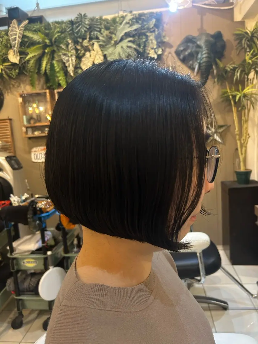ショート 前下がりボブ ボブ 似合わせカット Kurumi☆彡 練馬バウハウスヘアのヘアスタイル