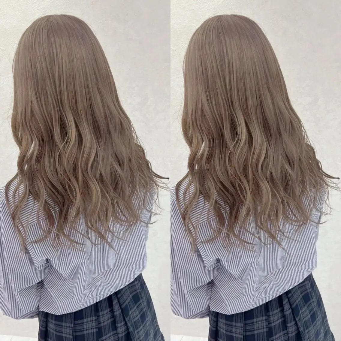 カラー ベージュカラー ミルクティーベージュ earth甲府昭和店 東 允のヘアスタイル