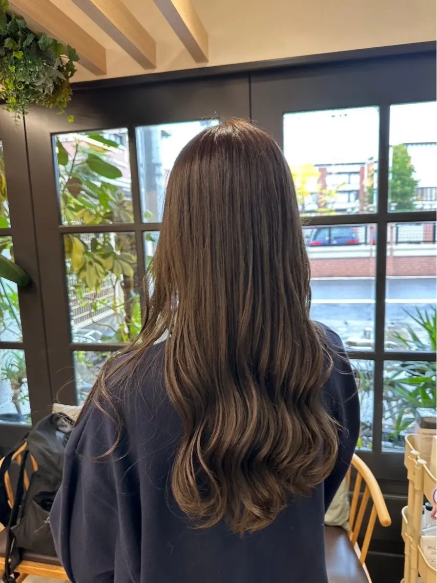 カラー ヘアカラー 西新  MAHIRO 🩵🫧艶髪🩵🫧のヘアスタイル