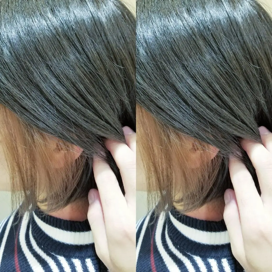 ミディアム カラー ダークグレー ダークグレージュ グレージュ インナーカラー ブリーチ・ハイトーン 特化🎉内山のヘアスタイル