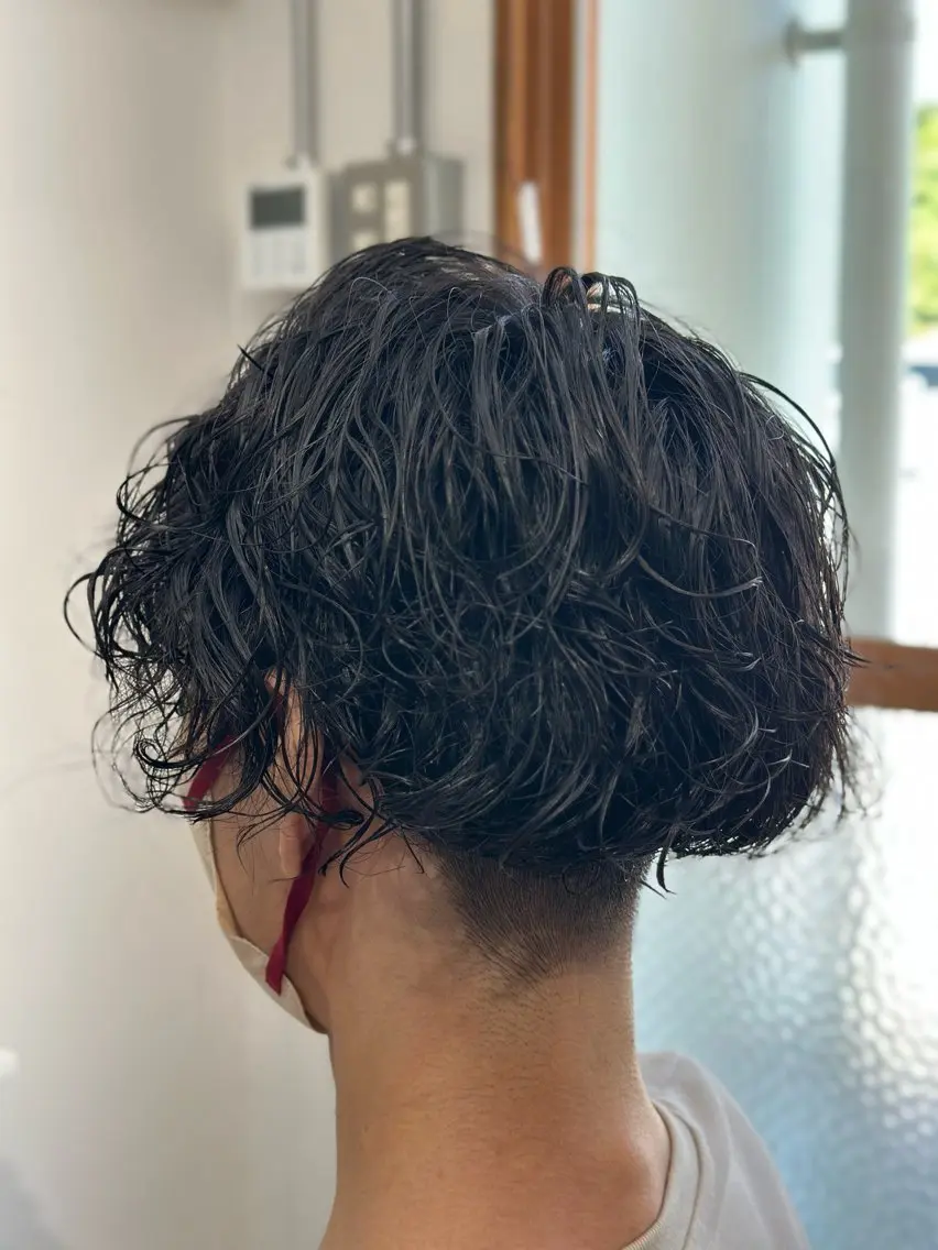 パーマ メンズ メンズパーマ スパイラルパーマ パーマ Snalyメンズ特化 スエハラのヘアスタイル