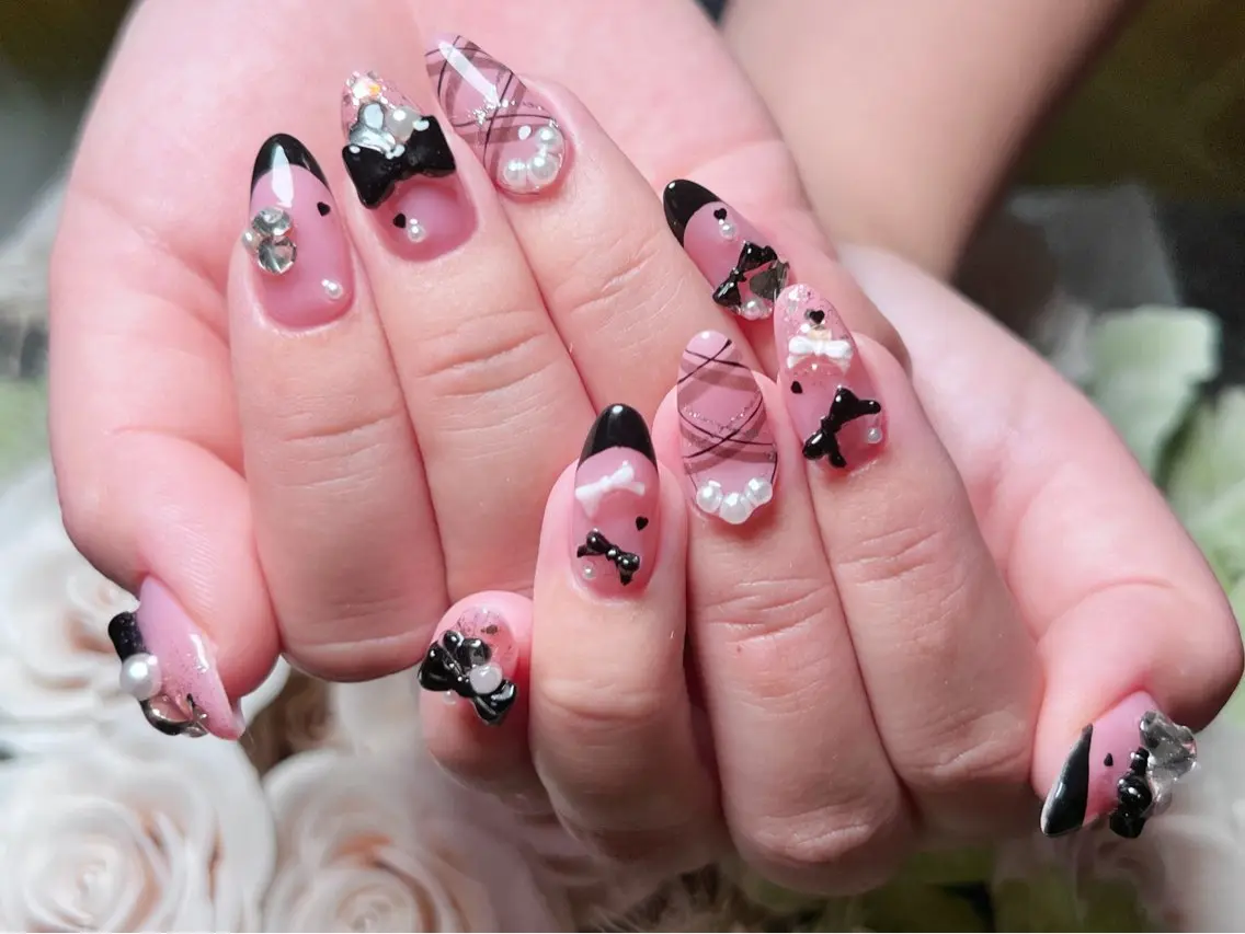 ネイル 成人式 ロングネイル マグネットネイル 持ち込み ワンカラーネイル ハンドネイル Painty nailのネイルデザイン