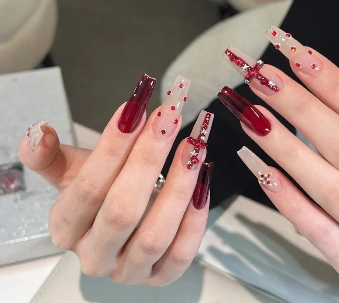 ネイル チークネイル フットネイル フレンチネイル グラデーション 韓国ネイル Ribbonnail salonのネイルデザイン