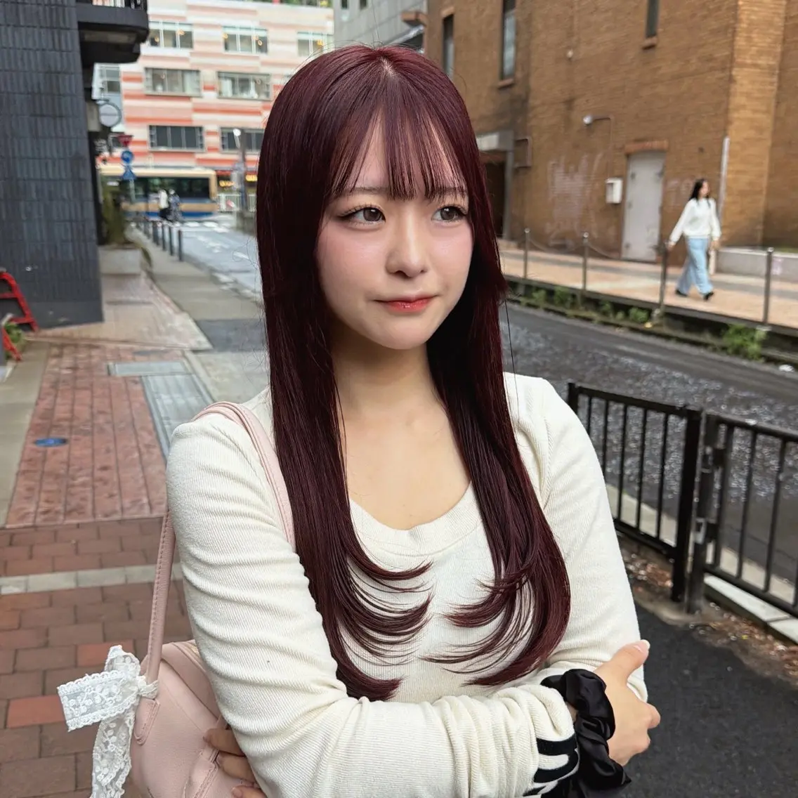 ロング カット ヘアカラー トリートメント ヘッドスパ ヘアセット 🇰🇷韓国ワンホン カラー🎀✨️AYUのヘアスタイル