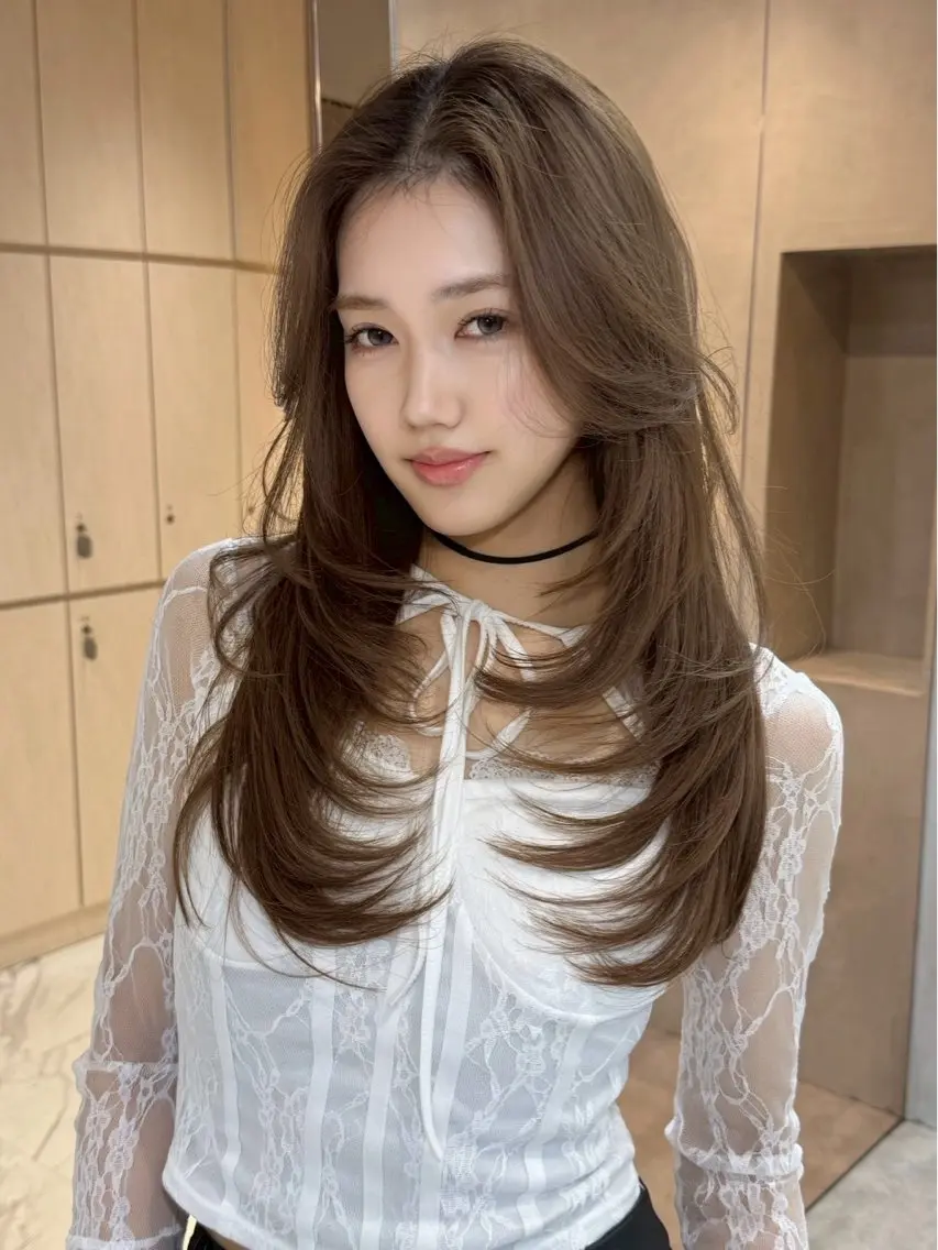 ロング ヘアアレンジ カット 縮毛矯正 トリートメント 巻ける縮毛矯正/ 透明感/吉田光佑のヘアスタイル