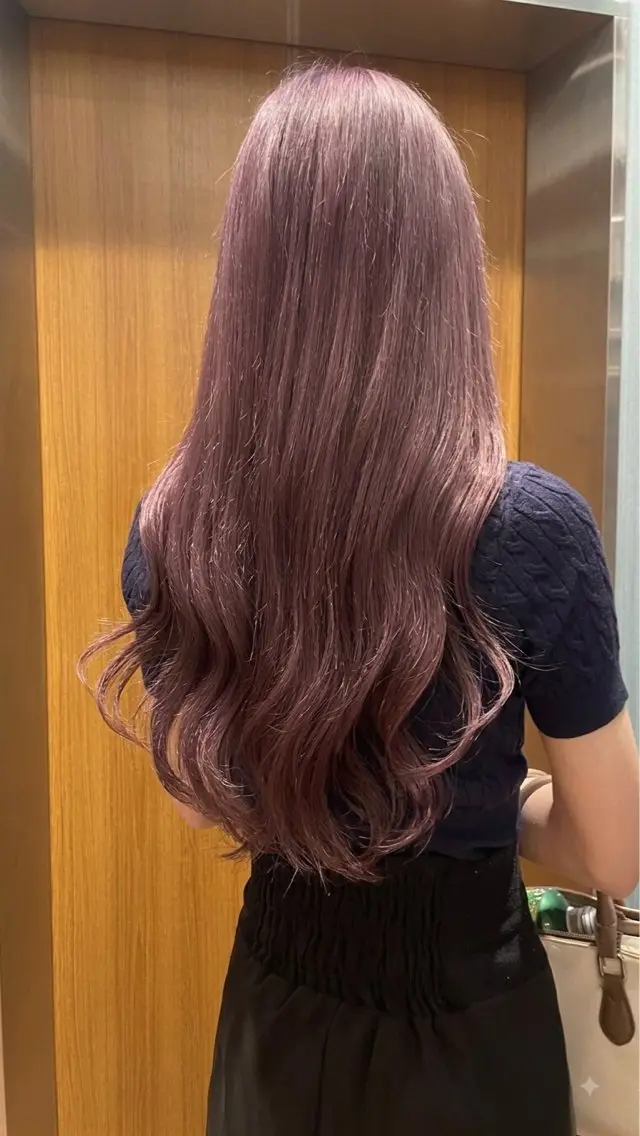 ロング カット ヘアカラー トリートメント 銀座ボブカラーパーマ misakiのヘアスタイル