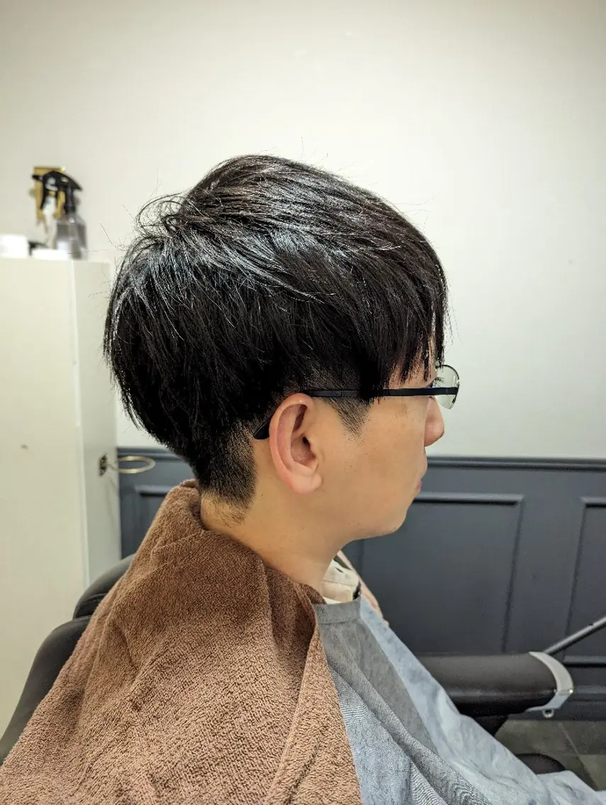 ショート メンズ 渋谷駅徒歩3分メンズ カット👦🏻うしだのヘアスタイル