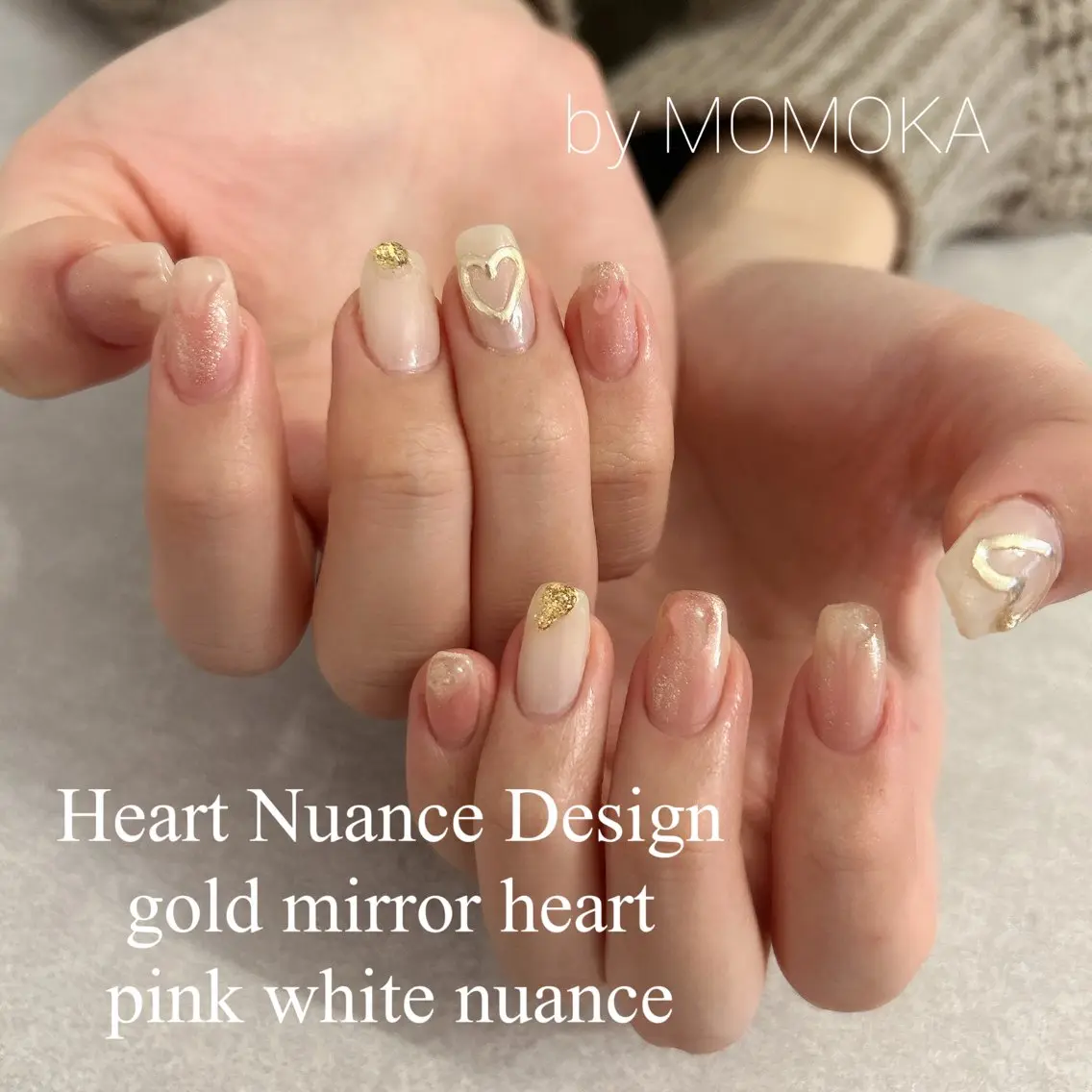ネイル ニュアンスネイル ハンドネイル Momo nailsalonのネイルデザイン