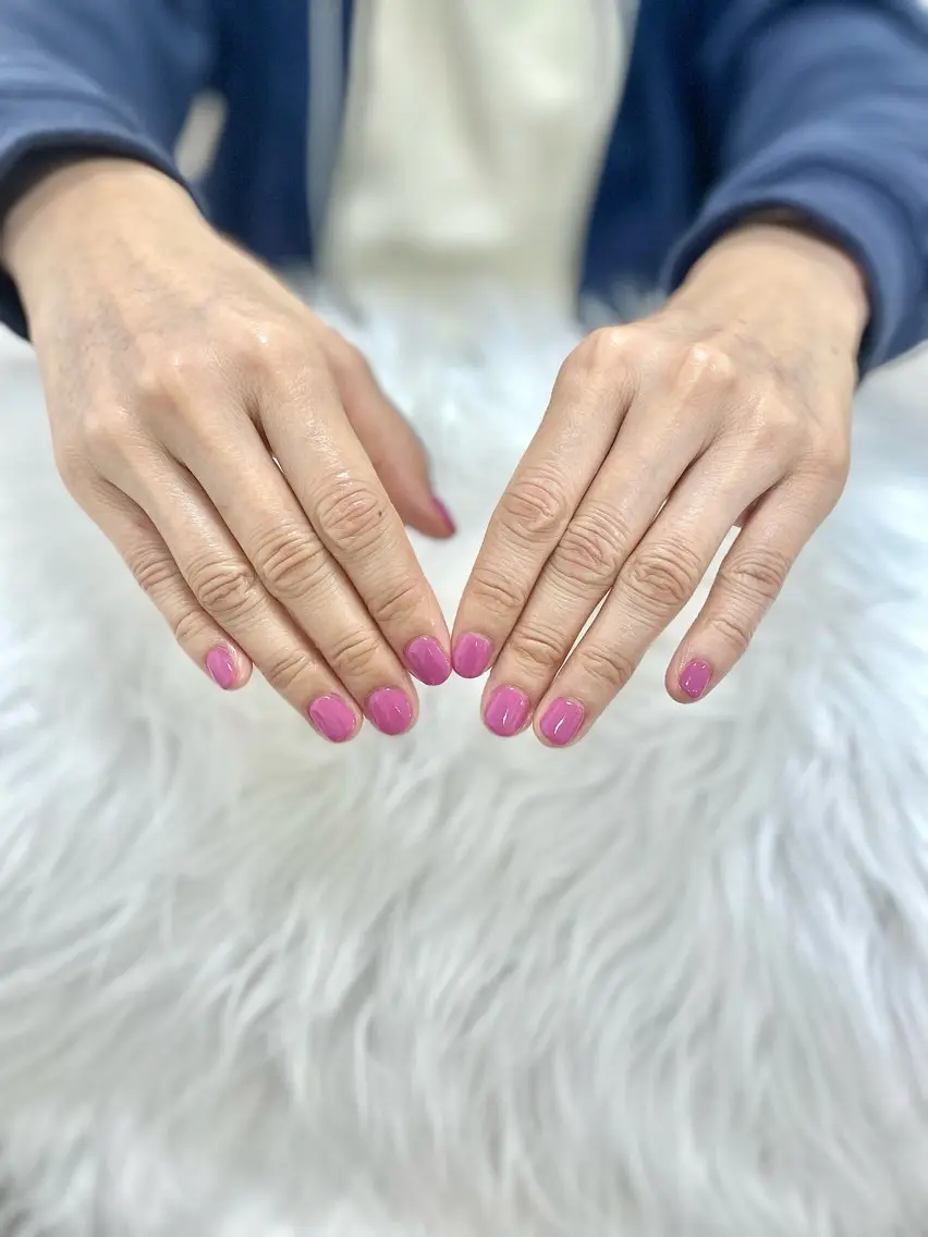 ネイル ワンカラーネイル シンプルネイル ハンドネイル PROVE 彩華のネイルデザイン