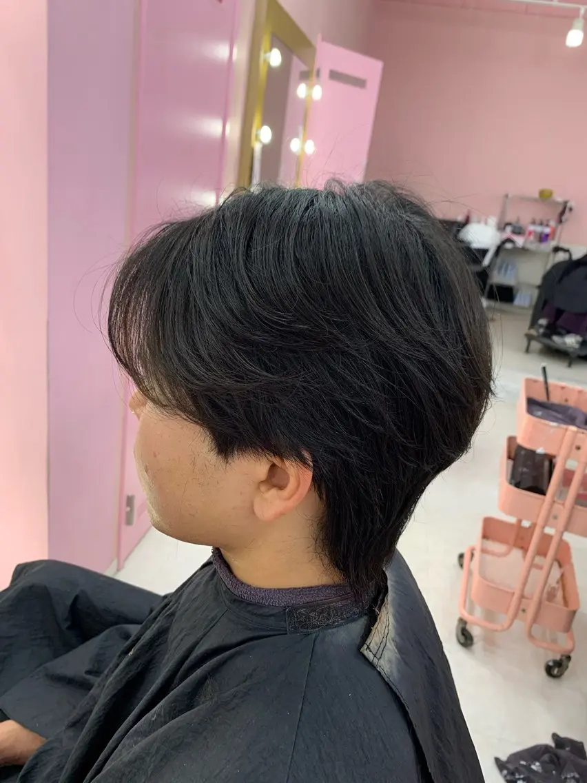 メンズ 甘ふわgirly🎀 ハイトーン🤍Ramのヘアスタイル