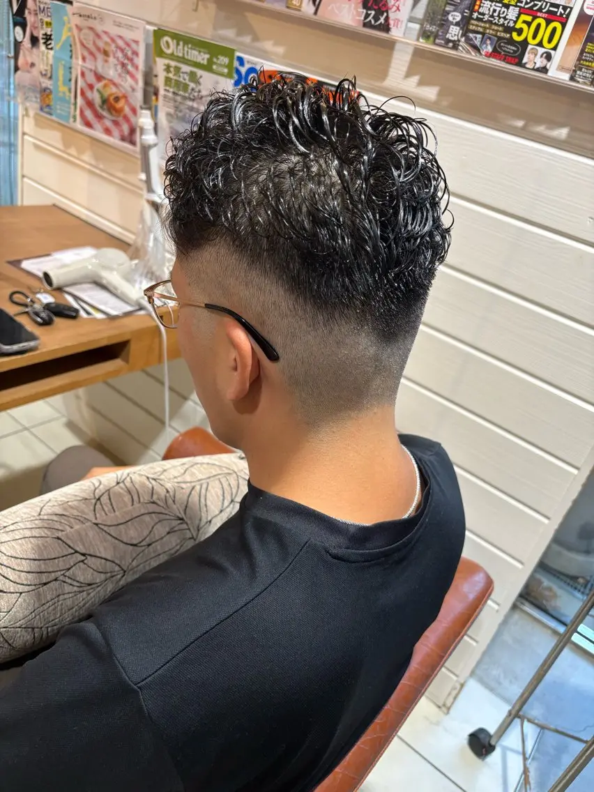 ショート パーマ 川口 カワグチのヘアスタイル