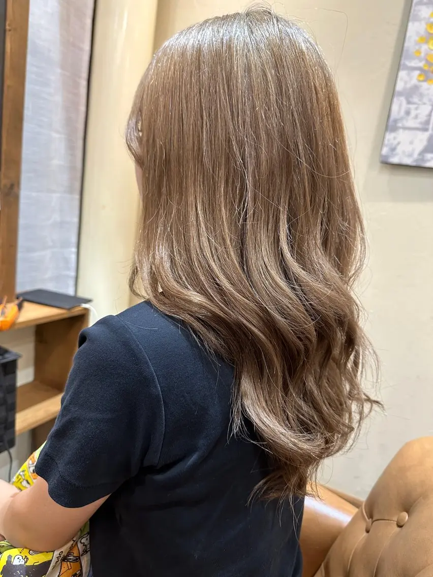 ロング カラー ベージュカラー パーマ/フェード メンズ特化 松本大輝のヘアスタイル