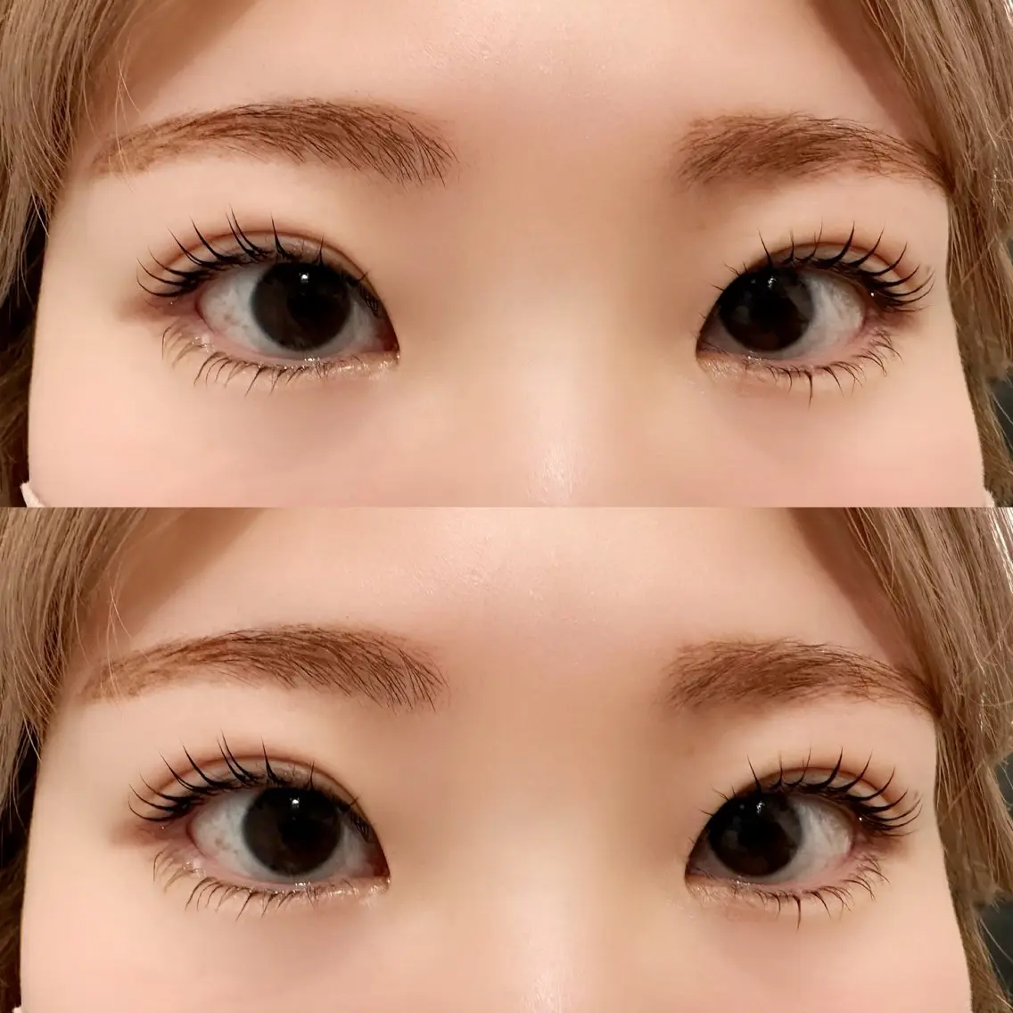 【上下まつ毛パーマ】周りと差をつけたいならこちら🌈ぱっちり印象的なお目元へ✨丁寧なカウンセリングとしっかり施術で大満足の写真
